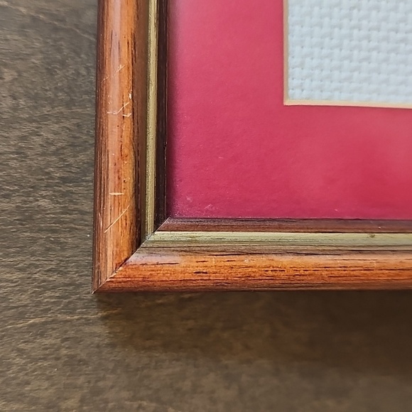 Vintage Friend Saying Cross Stitch 6x6" Frame - Picture 4 of 10